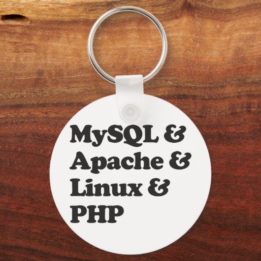 Mysql Apache Linux PHP キーホルダー (正面)