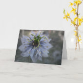 Myst Greeting Cardの青い恋 カード (黄色い花)