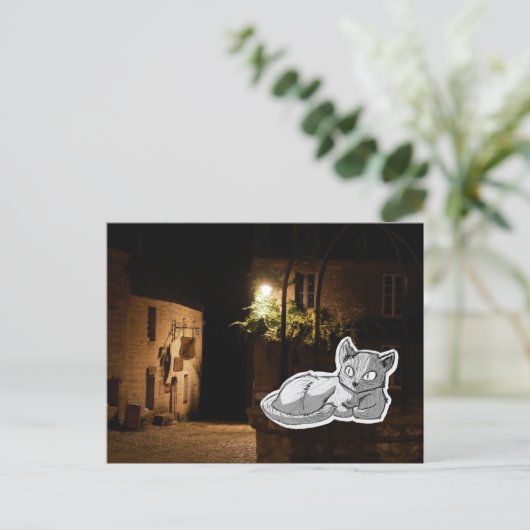 Mysterious Cat ポストカード (スタンド正面)