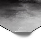 Mysterious Creepy Victorian Woman Portrait Art ポスター (角)