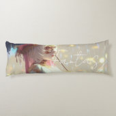 Mysterious Fantasy Girl - Ocean Art Aesthetic ボディピロー (裏面)