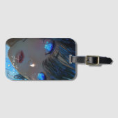 Mysterious Fantasy Girl - Ocean Art Aesthetic ラゲッジタグ (正面横)
