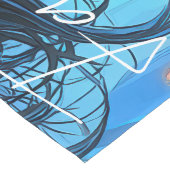 Mysterious Fantasy Girl - Ocean Art Aesthetic ロングテーブルランナー (コーナー)