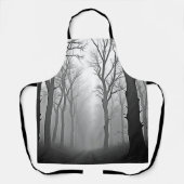 Mysterious Foggy Forest Path エプロン (正面)