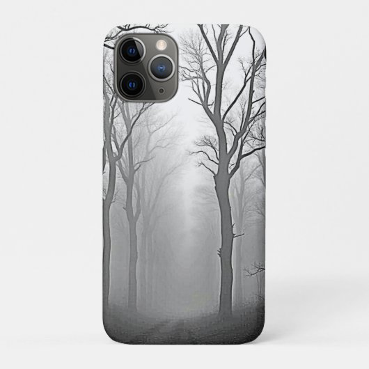 Mysterious Foggy Forest Path Case-Mate iPhoneケース (裏)