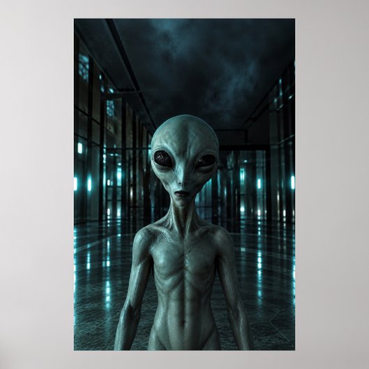 Mysterious Grey Alien ポスター (正面)