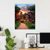 Mysterious Houses of Donnelly - No4 Mombasa Kenya  ポスター (ホームオフィス)