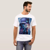 Mysterious Lady Pointing Finger At You Tシャツ (正面フル)