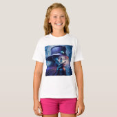Mysterious Lady Pointing Finger At You Tシャツ (正面フル)