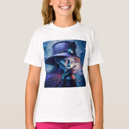Mysterious Lady Pointing Finger At You Tシャツ