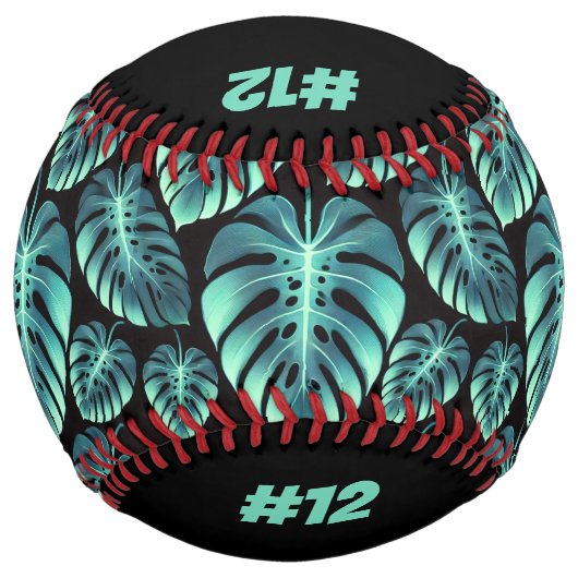 Mysterious Monstera (personalize) ソフトボール (正面)