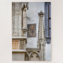 Mysterious Portrait on Old Town Hall, Bratislava