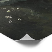 Mysterious Raven Art Dark Gothic Wall Print Crow ポスター (角)