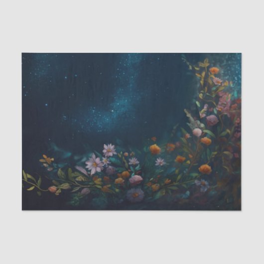 Mysterious Twilight, Moth Floral Companion FLIPPED 薄葉紙 (正面)