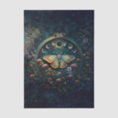 Mysterious Twilight Portal, Moth & Eclipse Vert 薄葉紙 (正面)