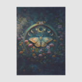 Mysterious Twilight Portal, Moth & Eclipse Vert. 薄葉紙 (正面)