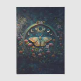 Mysterious Twilight Portal, Moth & Eclipse Vert. 薄葉紙