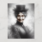 Mysterious Victorian Woman Portrait Art ポストカード (正面)