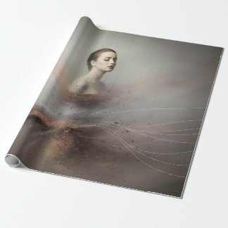 Mysterious Woman ラッピングペーパー