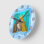 Mystery Egypt clock ラウンド壁時計 (傾斜)