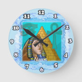 Mystery Egypt clock ラウンド壁時計 (正面)