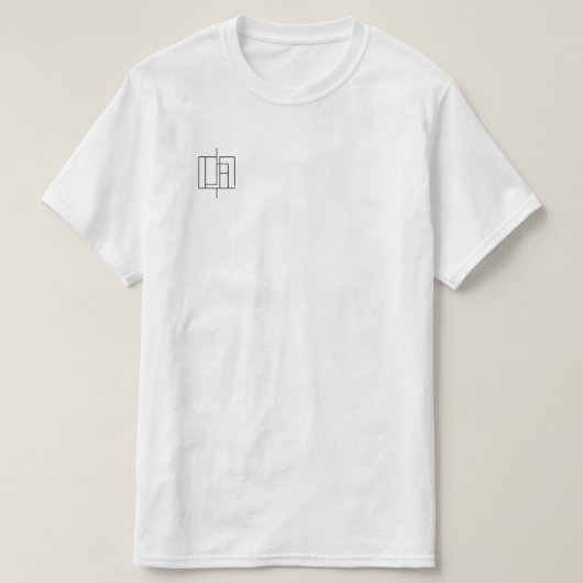 Mystery in a smile (Gioconda) Tシャツ (デザイン正面)