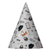 Mystery Kids Secret Agent Spy Detective Theme パーティーハット (左)