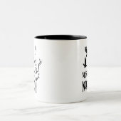 Mystery Night Gothic Crow Coffee Mug ツートーンマグカップ (中央)