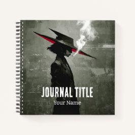 Mystery Noir Journal — Custom Name & Title ノートブック