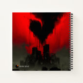 Mystery Noir Journal — Custom Name & Title ノートブック (裏面)