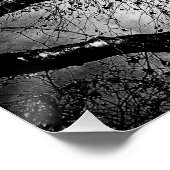 Mystery tree black and white ポスター (コーナー)