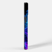 Mystery Woman Emerging from Blue & Purple Flames Case-Mate iPhoneケース (裏面 / 右)