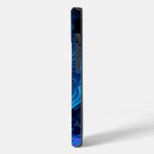 Mystery Woman Emerging from Blue & Purple Flames Case-Mate iPhoneケース (裏面 / 左)