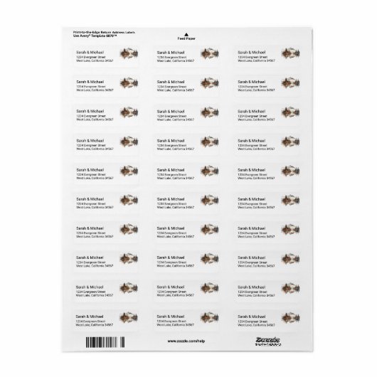 Mystic Autumn Return Address Label ラベル (フルシート)