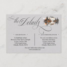 Mystic Autumn Script Details Enclosure Card エンクロージャーカード