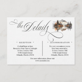 Mystic Autumn Script Details Enclosure Card エンクロージャーカード