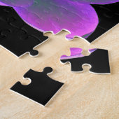 Mystic Beauty Crocus Flower Puzzle ジグソーパズル (側面)