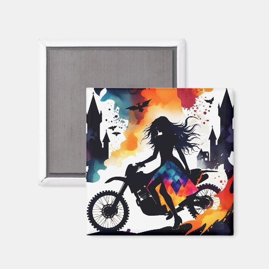 Mystic Biker's Journey マグネット (正面/裏面)