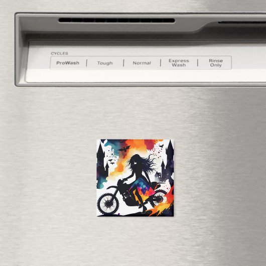 Mystic Biker's Journey マグネット (インサイチュ (食洗機))