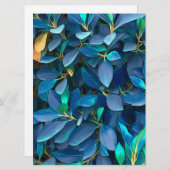 Mystic Blue Leaves (正面/裏面)