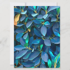Mystic Blue Leaves