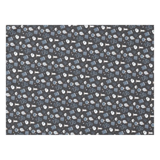 Mystic Boho Crystal Halloween テーブルクロス (正面(横))