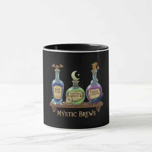 Mystic Brews | Whimsical Witchy Potions & Elixirs マグカップ (中央)
