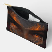 Mystic Burning Eye Dark Fantasy Cosmetic Bag アクセサリーポーチ (見開き)
