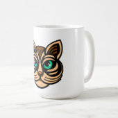 Mystic Cat Eyes Coffee Mug コーヒーマグカップ (正面右)