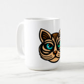 Mystic Cat Eyes Coffee Mug コーヒーマグカップ (正面左)