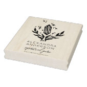 Mystic Celestial Cristal Spiritual Elegant Script  ラバースタンプ (スタンプ)