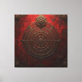 Mystic Compass Rose キャンバスプリント (正面)