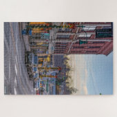 Mystic, Connecticut at Dusk on Thanksgiving Eve ジグソーパズル (横)