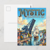 Mystic, Connecticut USA ポストカード (正面/裏面)